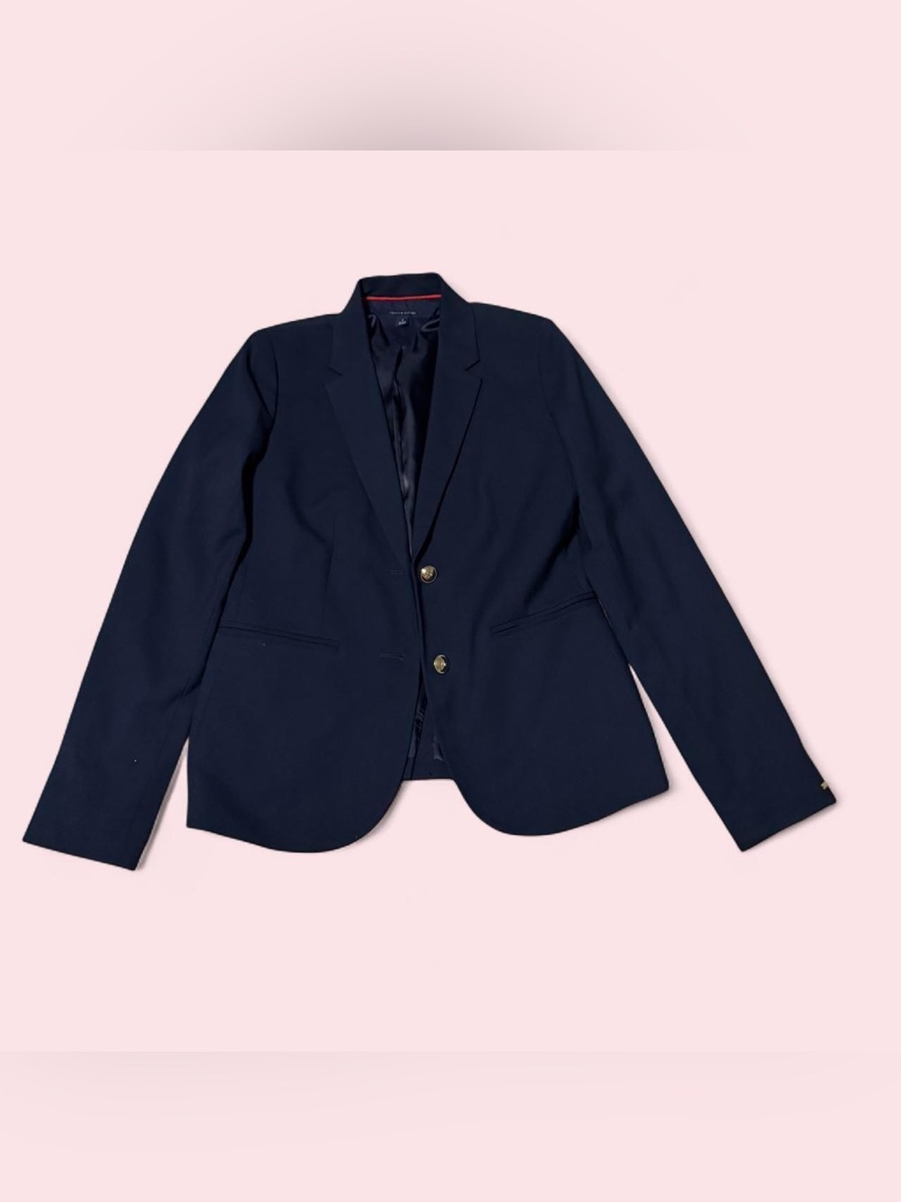 Tommy Hilfiger Navy Jacket with Red Trim